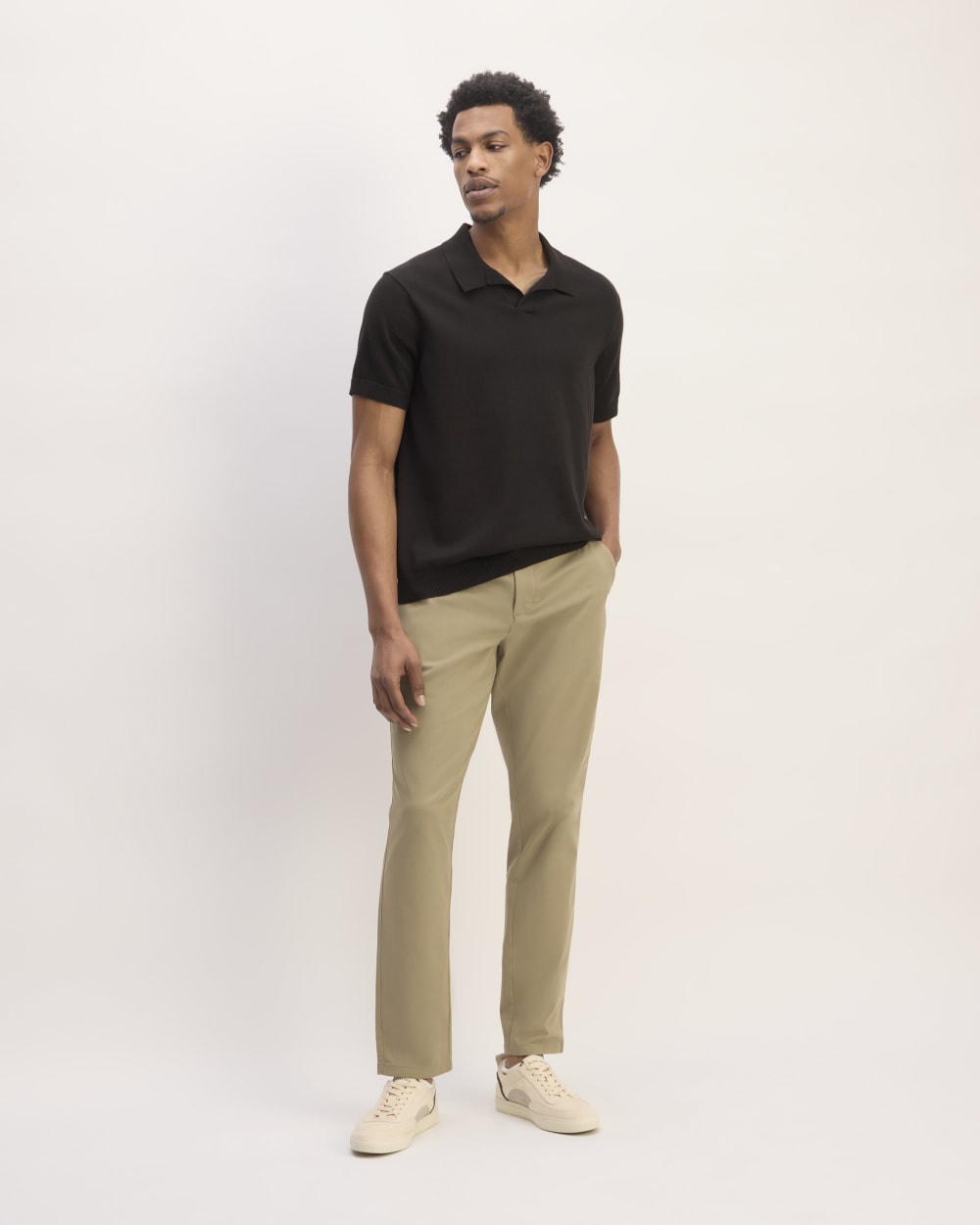 The No-Sweat Polo | Black