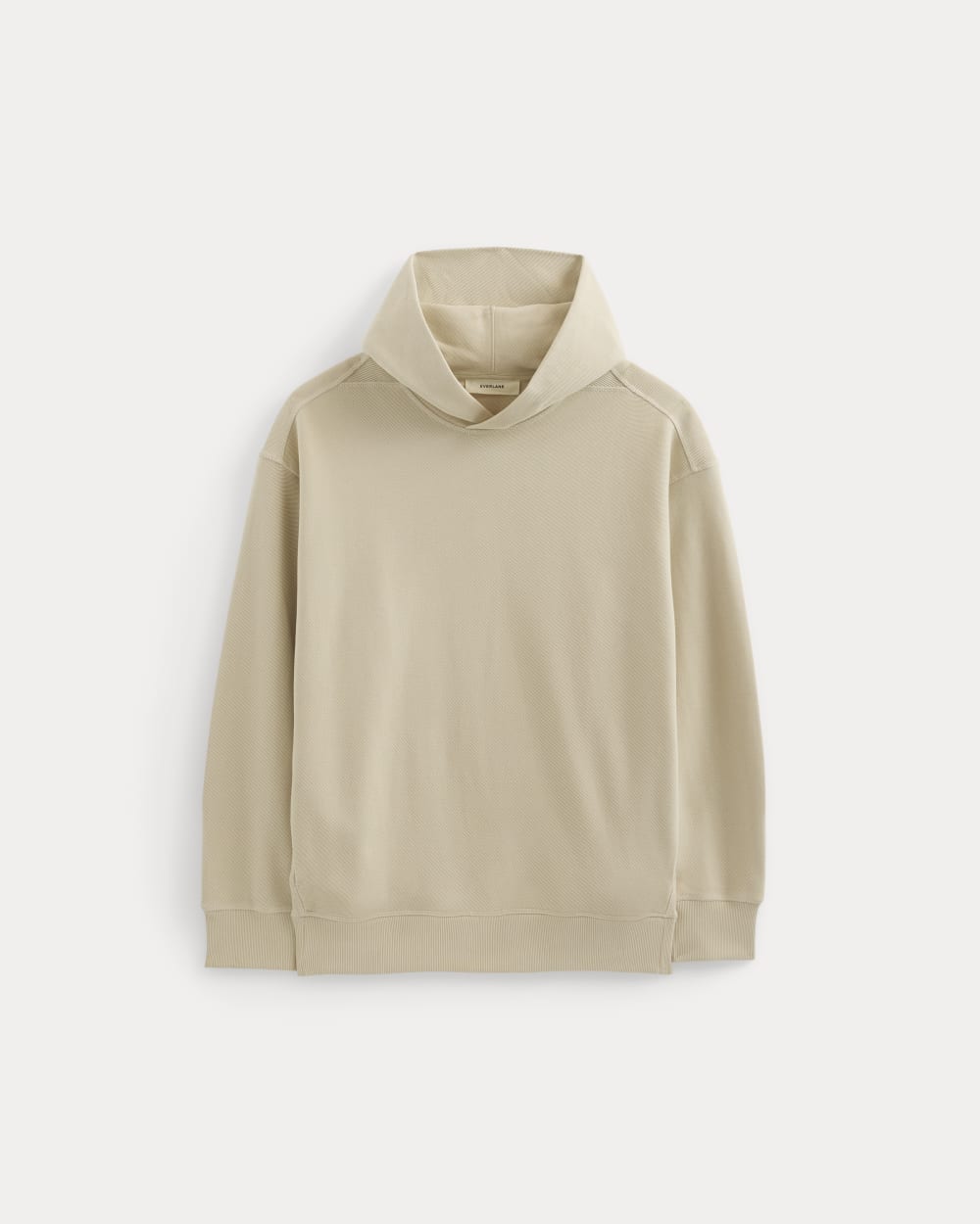 Twill Terry Jacquard Hoodie | Peyote
