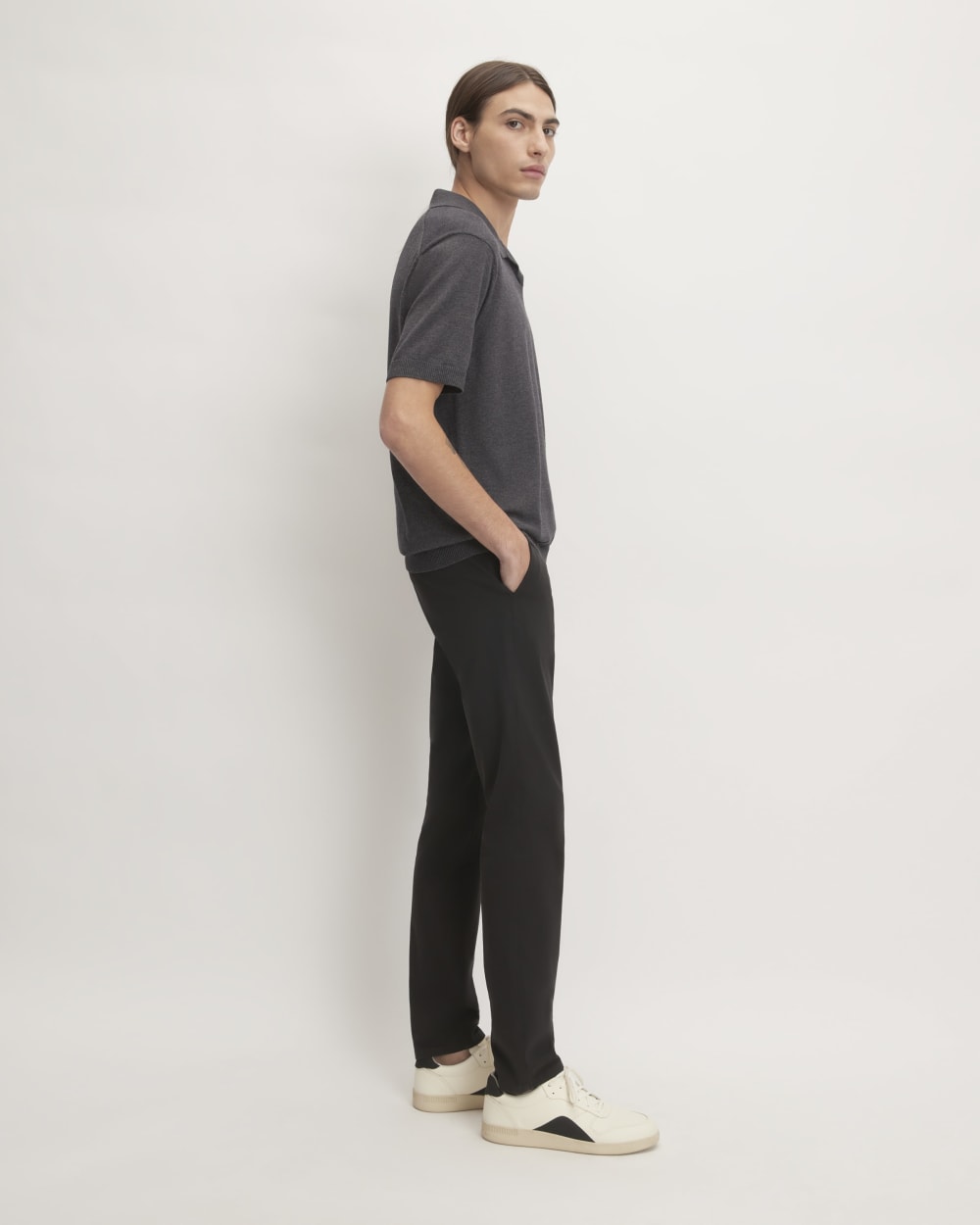 The No-Sweat Polo | Heather Ash