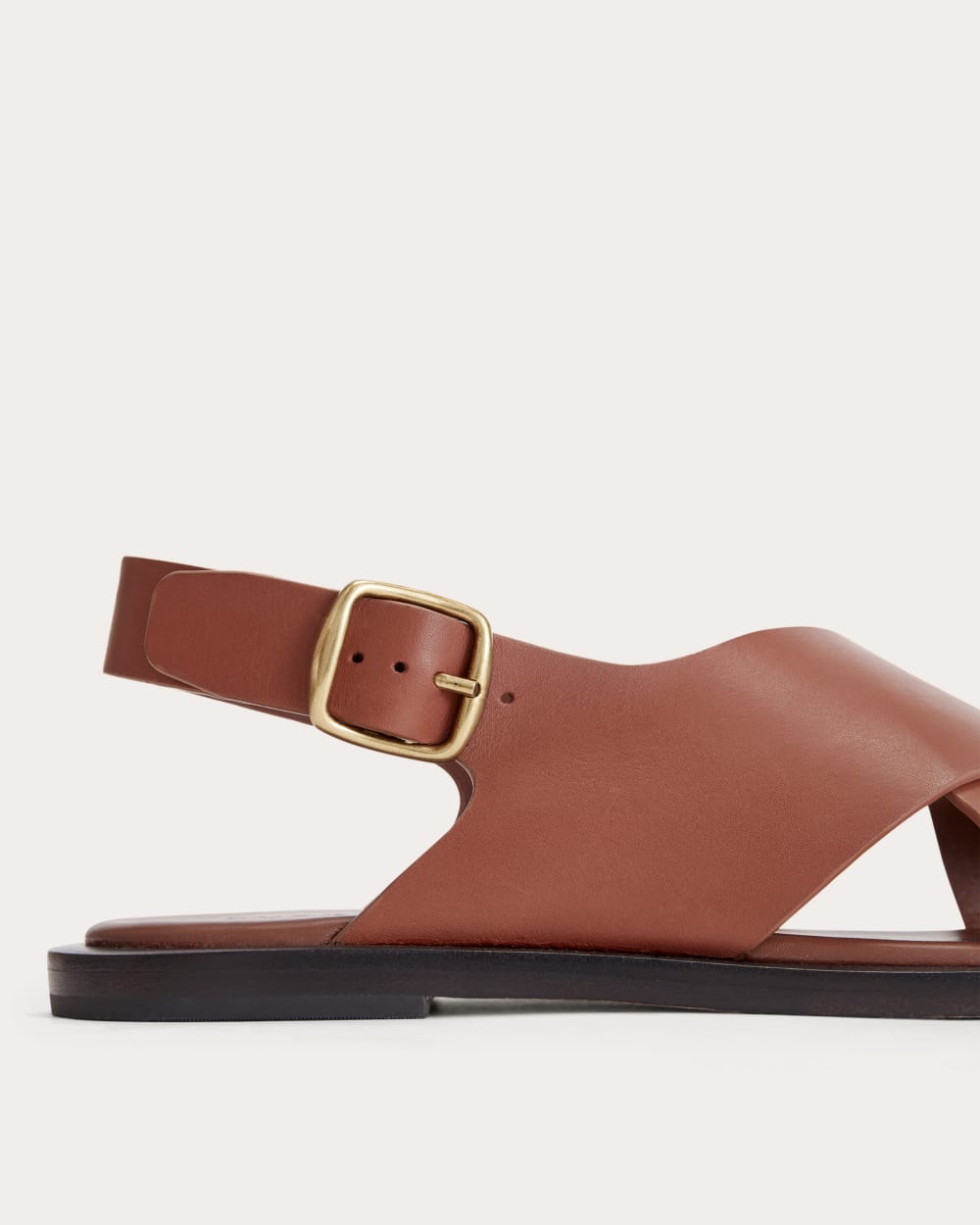 The City Crossover Sandal | Rum