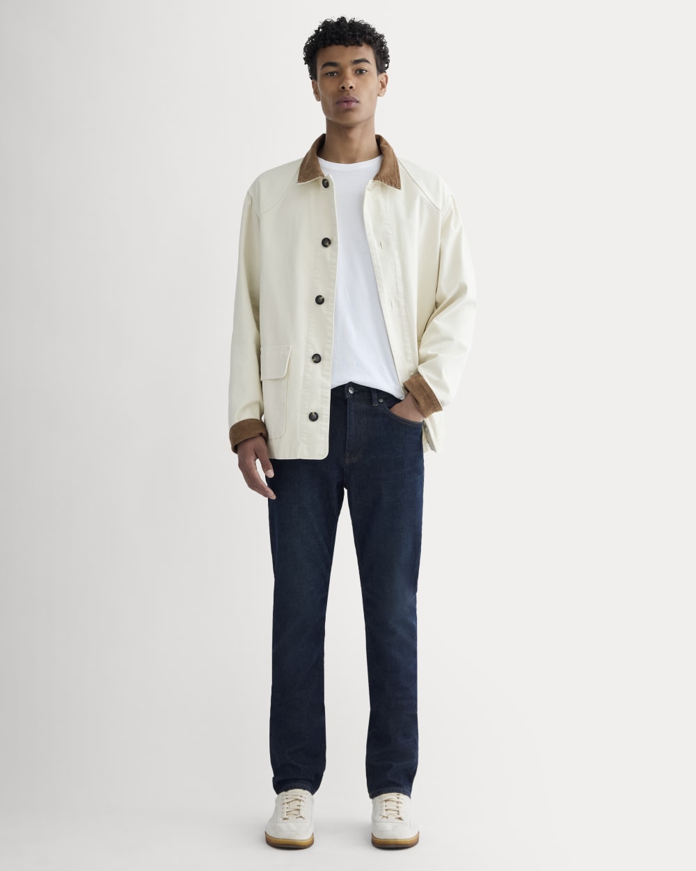 The Slim 4-Way Stretch Organic Jean | Uniform  | Deep Indigo