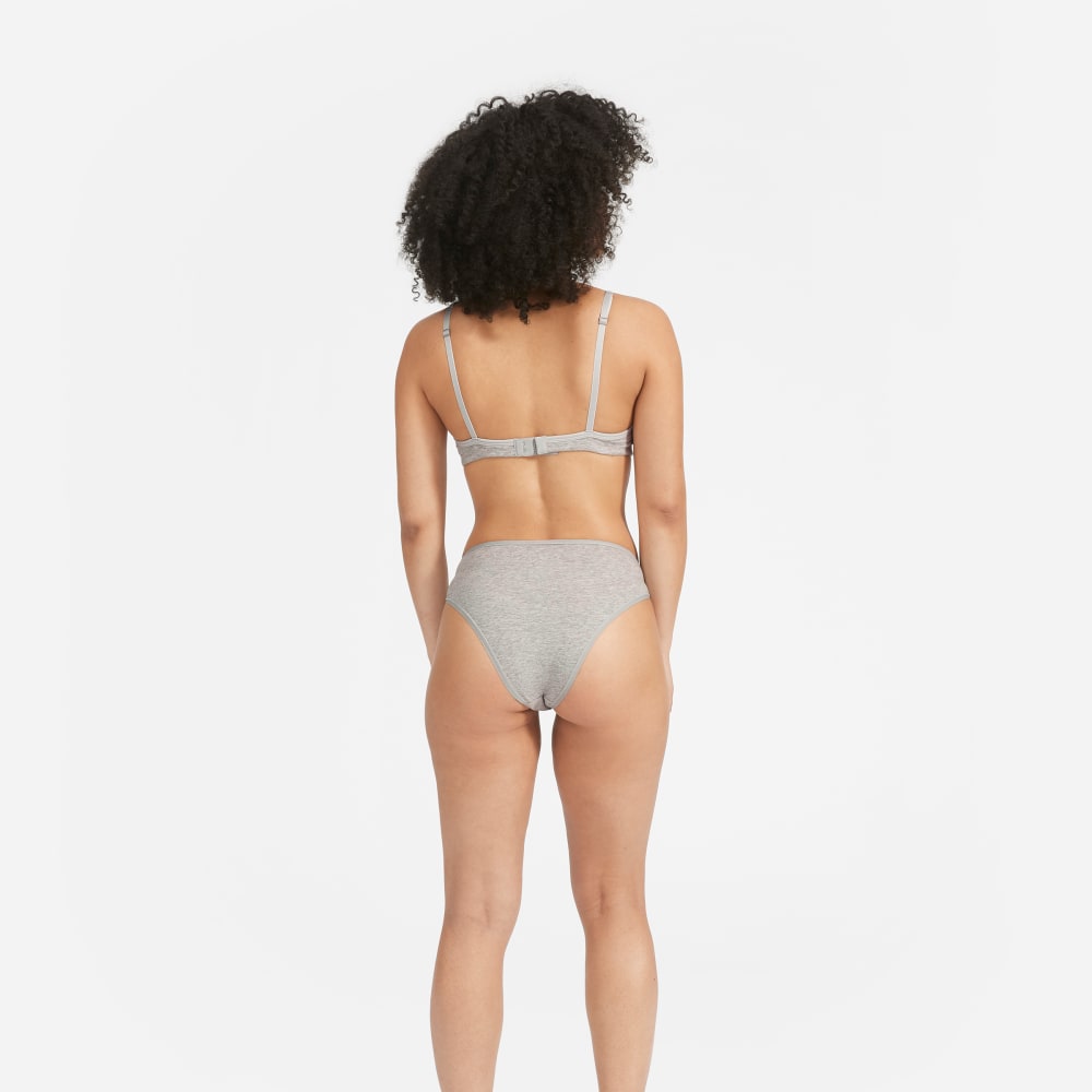 The Cotton Bralette |  Heathered Grey