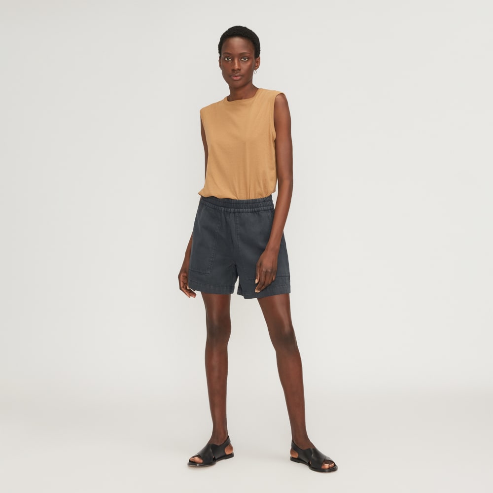 The Denim Utility Short | Ink