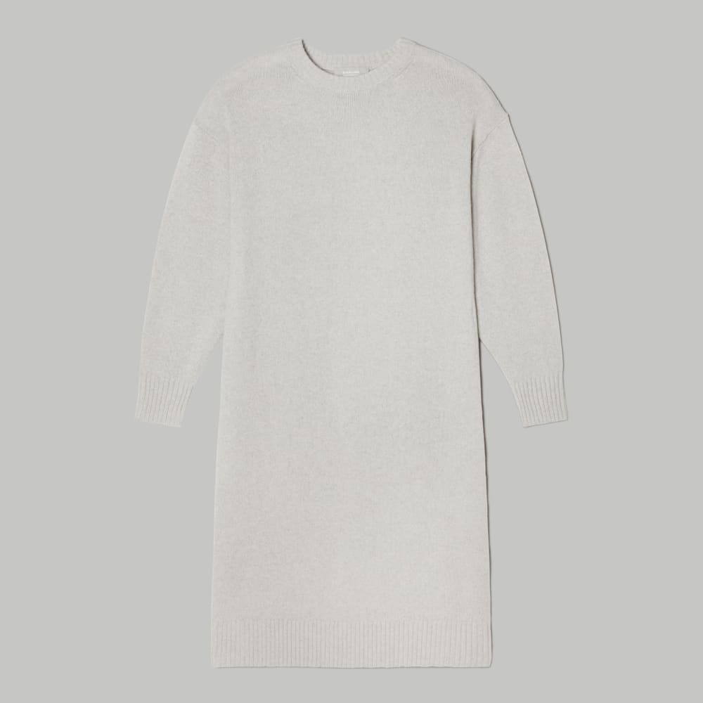 The Cashmere Midi Dress | Pale Heather Grey