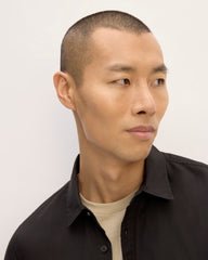 The Supima® Short-Sleeve Poplin Shirt | Black