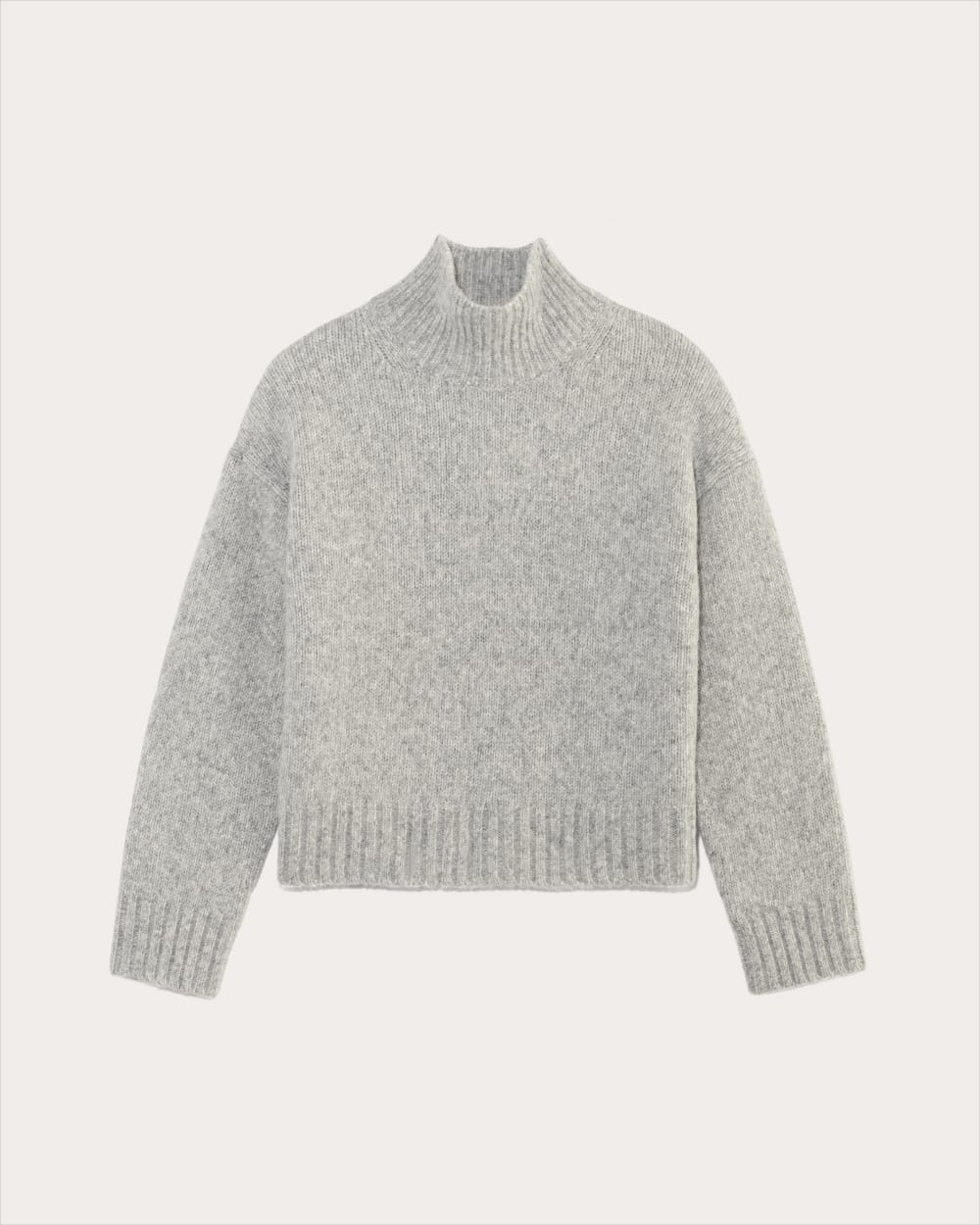 The Cloud Oversized Turtleneck | Heather Grey